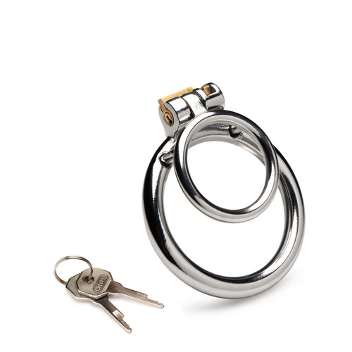 Buy the Locked Cock Stainless Steel Locking Cock & Ball Ring - XR Brands Master Series