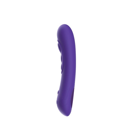 Buy the Pearl3 Feel App-Controlled Bluetooth Rechargeable Silicone G-Spot Vibrator in Purple - Kiiroo