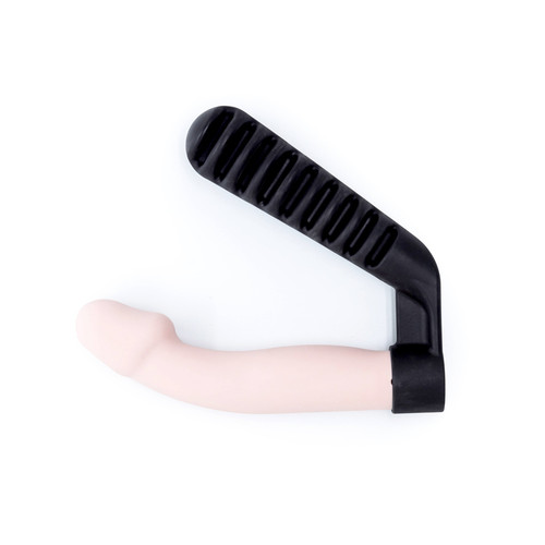 Buy the Smartee 10-function Rechargeable Vibrating Silicone Dildo with Easy Reach Handle in Pink - Voila Buy the Smartee 10-function Rechargeable Vibrating Silicone Dildo with Easy Reach Handle in Pink - Voila