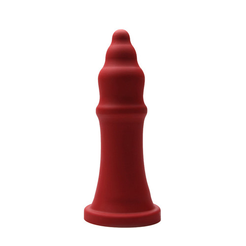 Buy the Harness ready XL Toys Queen Silicone Dildo in Ruby Red - Tantus Inc