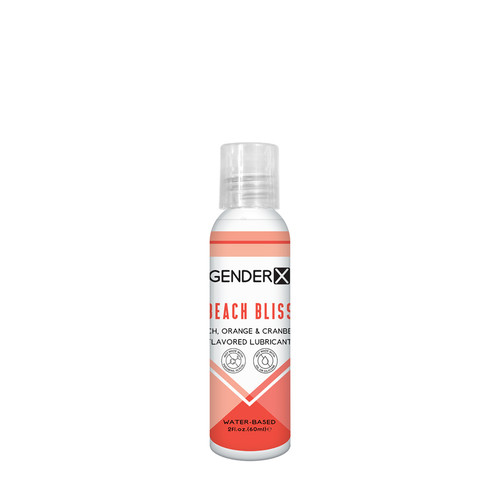 Buy the Gender X Beach Bliss Peach Orange & Cranberry Flavored Water-Based Lubricant in 2 oz - Evolved Novelties