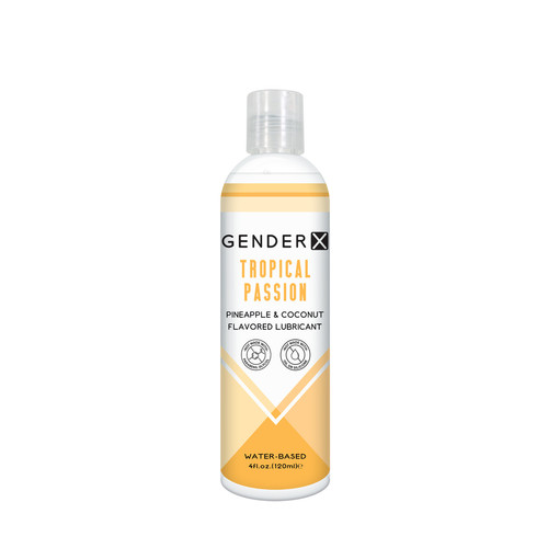 Buy the Gender X Tropical Passion Pineapple & Coconut Flavored Water-Based Lubricant in 4 oz - Evolved Novelties