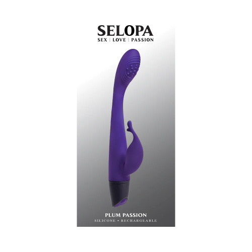 Selopa Plum Passion Recharg Dual Stim Vibrator
