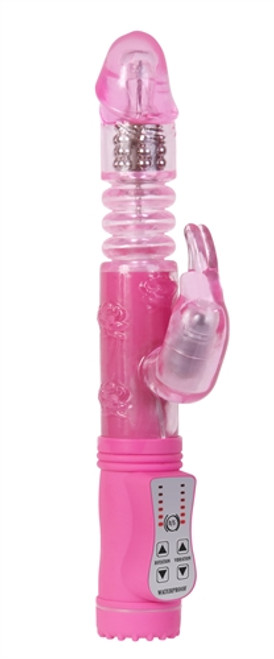 Adam & Eve Eve's First Thruster Rabbit Vibrator Pink