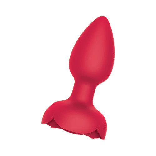 Rose Bud Tushy Light Light Up Butt Plug Mutispeed Silicone