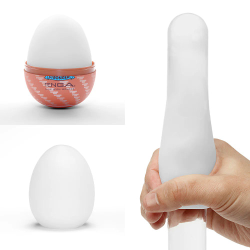 Tenga EGG Easy Beat Spiral Stroker Male Masturbator 