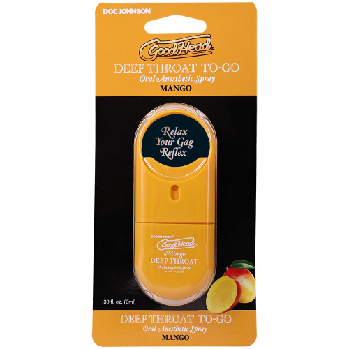 Deep Throat Spray To-Go Mango .30 oz. GoodHead