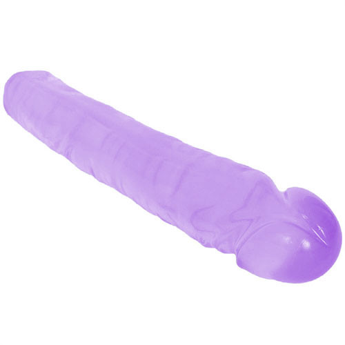 Buy the Crystal Jellies Classic 10 inch Realistic Dong Purple - Doc Johnson