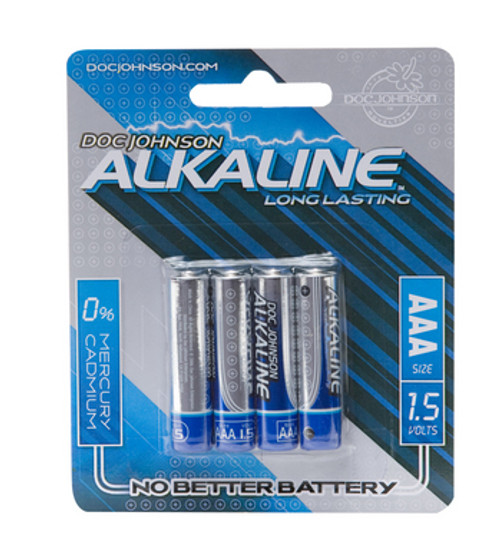 Doc Johnson AAA Alkaline Batteries 4 Pack