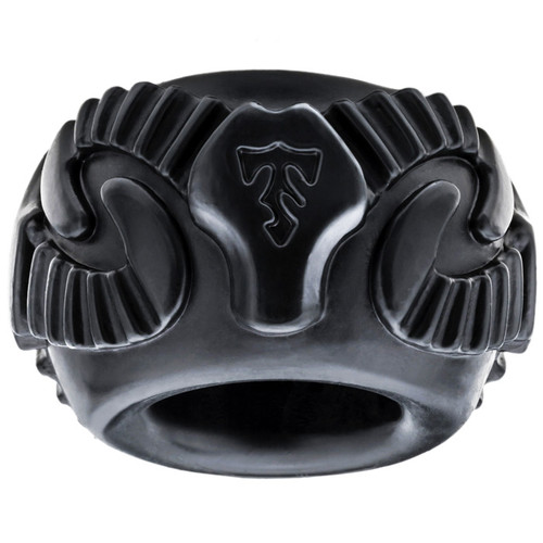 buy the Tribal Son Ram Erection Enhancing Cock Ring in Black - Perfect Fit Brand