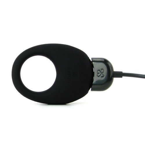 je joue mio rechargeable black silicone vibrating cock ring