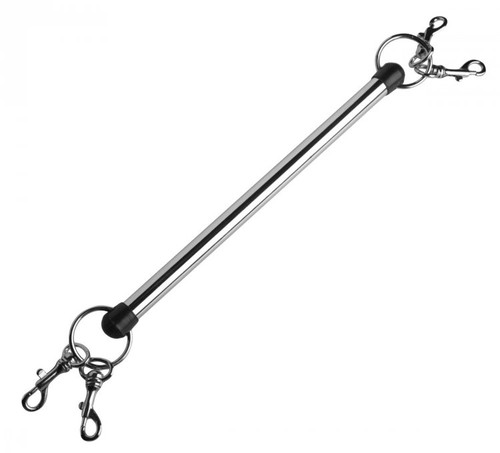 Buy the 12 Inch Bondage Spreader Bar with Snap Hooks - XR Brands Frisky