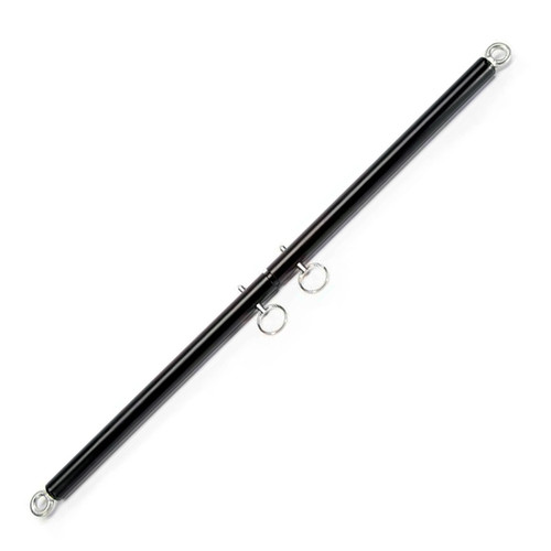 Buy the Black Adjustable General Purpose Bondage Spreader Bar - The StockRoom Kinklab