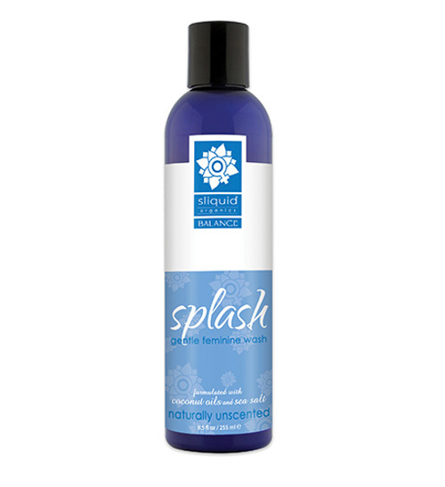 Buy the Balance Splash Gentle Feminine Wash Naturally Unscented 8.5 oz - Sliquid Lubricants