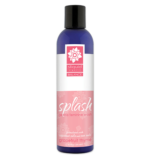 Sliquid Organics Balance Splash Gentle Feminine Wash Mango Passion 8.5 oz