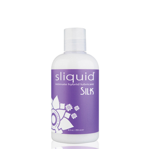 buy the Naturals Silk Silicone/Water-based Hybrid Lubricant in 4.2 oz bottle - Sliquid