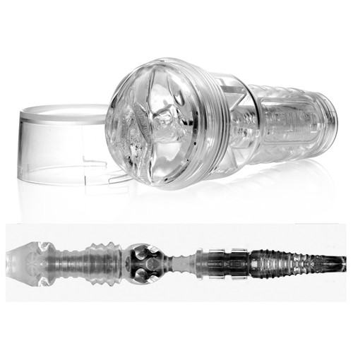 Buy the Ice Lady Vagina Crystal Sensation Clear Stroker Male Masturbator - Interactive Life Forms FleshLight