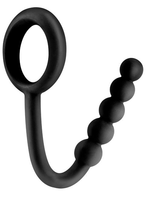 Fetish Fantasy Elite Ball Cinch with Anal Bead Black