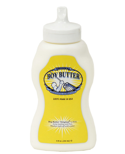 Buy the Boy Butter Original Oil-based Cream Lubricant 9 oz Squeeze Bottle