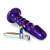 Buy the Echo Vibrating Silicone Dildo Midnight Purple Strap-on harness ready dong - Tantus