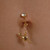 Sylvie Monthule Women's Gold Cupid Non-piercing Navel Clip with Crystal Jewel