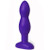 Good Vibes Valentino Vibrating Silicone Anal Probe Purple is available at Dallas Novelty GV14BA1201 This unique doubled-egg-shaped anal probe has noticeable curves and a sleek silicone surface that create a pleasurable two-step insertion for people looking for a nice step up from the Sidekick or Don Juan. The first egg shaped bulb on the Valentino is 1.5 inches wide with a 1.125 inch neck that swells out to another bulb that is 1.75 inches wide for more of a stretch. The Silicone Valentino has 5.25 inches of insertable length that has a sturdy flared base for safe anal play. Different from most dildos out there, The Valentino is equipped with a space to insert a bullet vibe built right into the shaft and one bullet vibe included to get you started. 