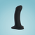 Buy the Amor 5.75 inch Semi-Realistic Silicone G-spot Prostate P-spot Curved Dildo Stub Dil in Black - Fun Factory made in Germany