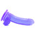 Basix Rubber Works 8 inch Suction Cup Dong Purple