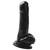 Basix Rubber Works 8 inch Suction Cup Dong Black