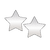 Pastease Rockstar Silver Glitter Star Pasties