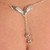 Sylvie Monthule Women's Silver Gull Wing Waist Chain with Tear Drop Pendants