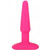 Hustler Toys All About Anal 4 inch Seamless Silicone Anal Plug Hot Pink