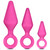 Blush Novelties Candy Rimmer Butt Plug Set Fuschia