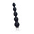 Buy the Quaker 12-Mode Silicone Beaded Anal Vibe Just Black - Vedo Toys
