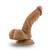 Buy the Loverboy Papito 6.5 inch Realistic Curved Dildo with Suction Cup in Tan Brown Flesh Strapon ready - Blush Novelties