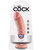Buy the King Cock 8 inch Realistic Cock Dong Flesh strap-on compatible dildo - Pipedreams Products