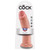 Buy the King Cock 10 inch Realistic Cock Dong Flesh strap-on compatible dildo - Pipedreams Products