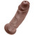 King Cock 10 inch Realistic Dong Brown