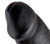 Buy the King Cock 12 inch Realistic Dong with Balls in Black Flesh strap-on compatible dildo - Pipedreams Products