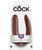 King Cock Large Double Trouble Realistic Double Dong Brown