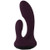 L'amourose Black Diamonds Denia Clitoral & G-Spot Rechargeable Vibrator Plum