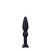 Buy The Perfect Plug  Silicone Butt Plug Kit with 3-function Bullet Vibrator in Onyx Black - Tantus Inc