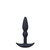 Buy The Perfect Plug  Silicone Butt Plug Kit with 3-function Bullet Vibrator in Onyx Black - Tantus Inc