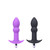 Buy The Perfect Plug  Silicone Butt Plug Kit with 3-function Bullet Vibrator in Onyx Black - Tantus Inc