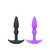 Buy The Perfect Plug  Silicone Butt Plug Kit with 3-function Bullet Vibrator in Onyx Black - Tantus Inc