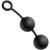 Buy the Tom of Finland Weighted Silicone Anal Kegel Balls in Black - XR Brands