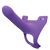 Buy the Zoro 5.5 inch Purple Hollow Unisex Jock-Style Silicone Strap-On Dildo & Harness Kit PPA penis prosthetic - Perfect Fit Brand