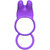 Pipedream Fantasy C-Ringz Silicone Twin Teazer Vibrating Rabbit Ring Purple