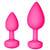 Buy the G-Plug GPlug Large 6-function Rechargeable Vibrating Silicone Butt Plug in Neon Rose Pink - FT London Fun Toys Gvibe