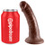 Buy the King Cock 6 inch Realistic Cock Dong Chocolate Brown Flesh strap-on compatible dildo - Pipedream Products